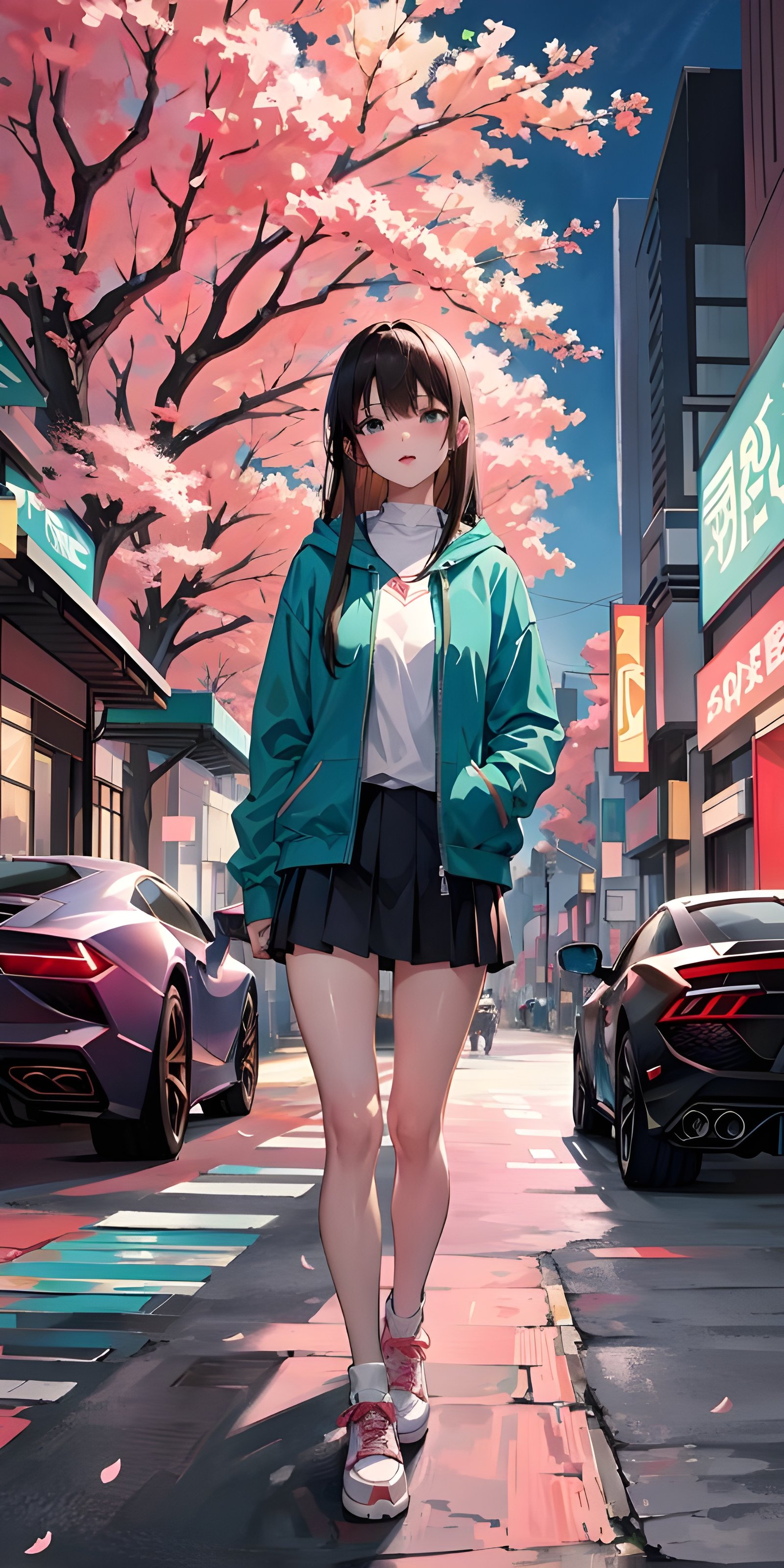 Cool Stylish Anime Girl Wallpaper Image