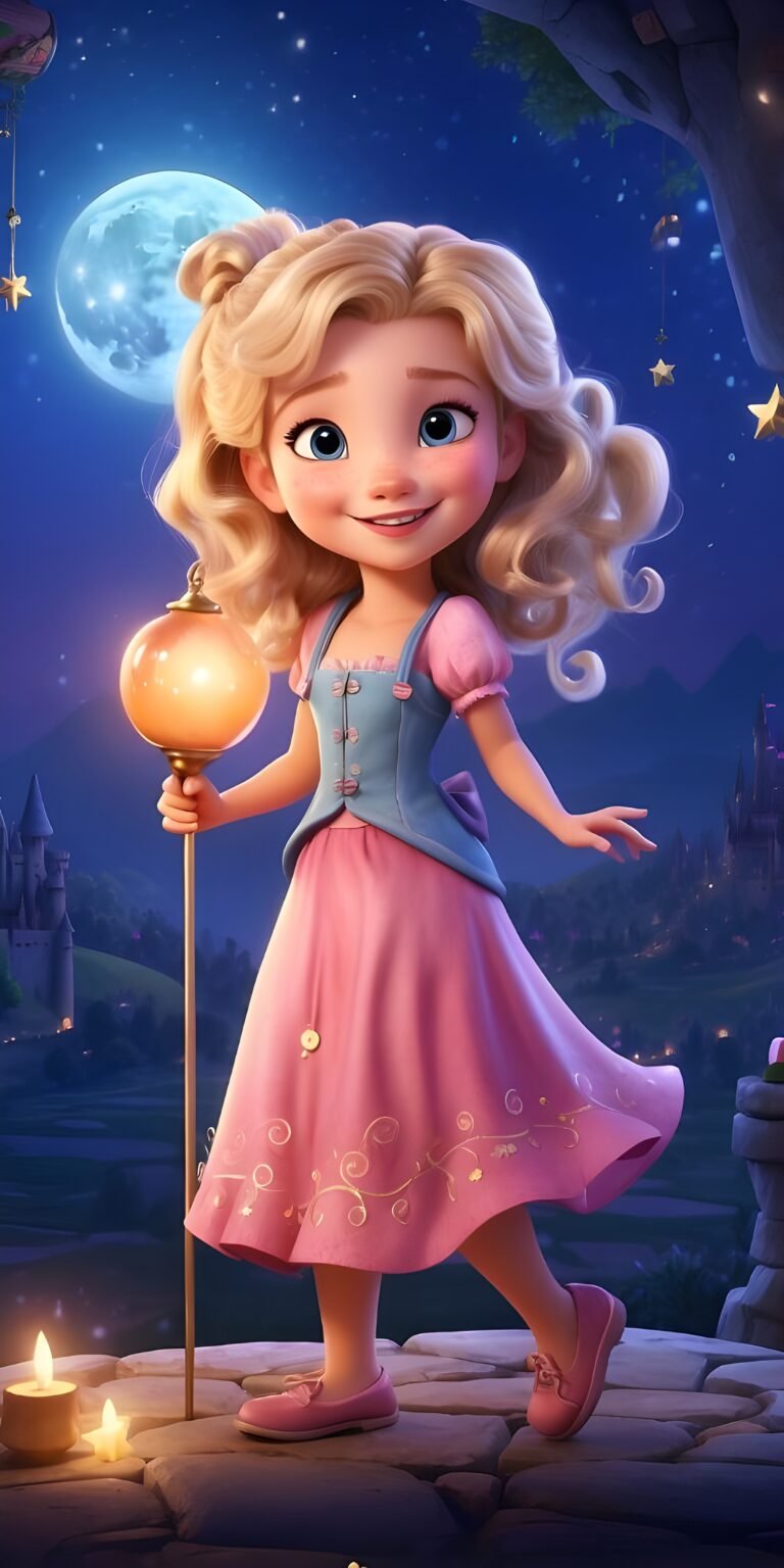 Cute Cartoon Girl Wallpaper, Kids, Cinderella