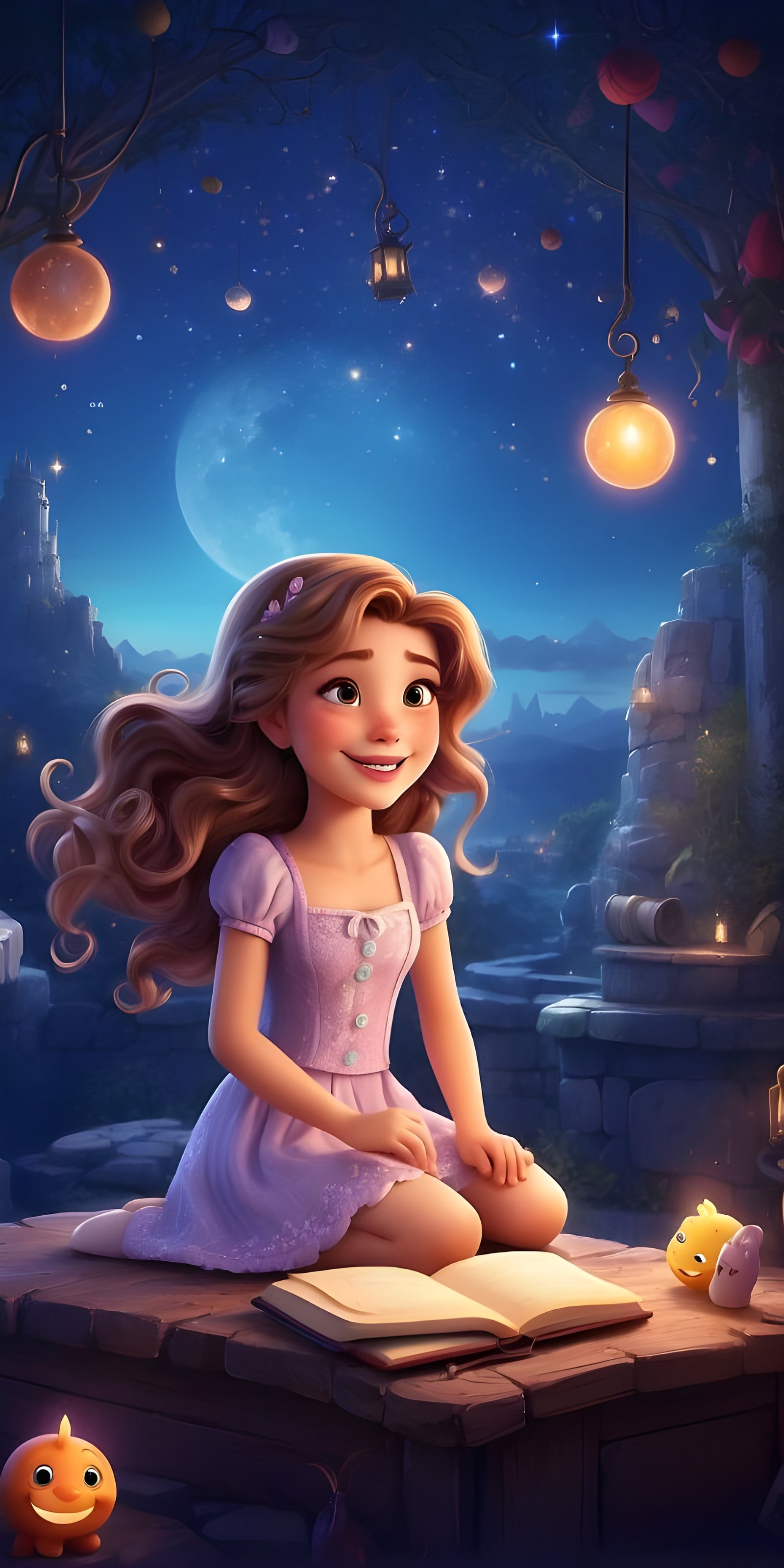 Cute Girl Cinderella Wallpaper Cartoon