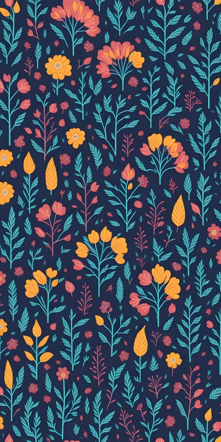 Minimal Flower Wallpaper Background