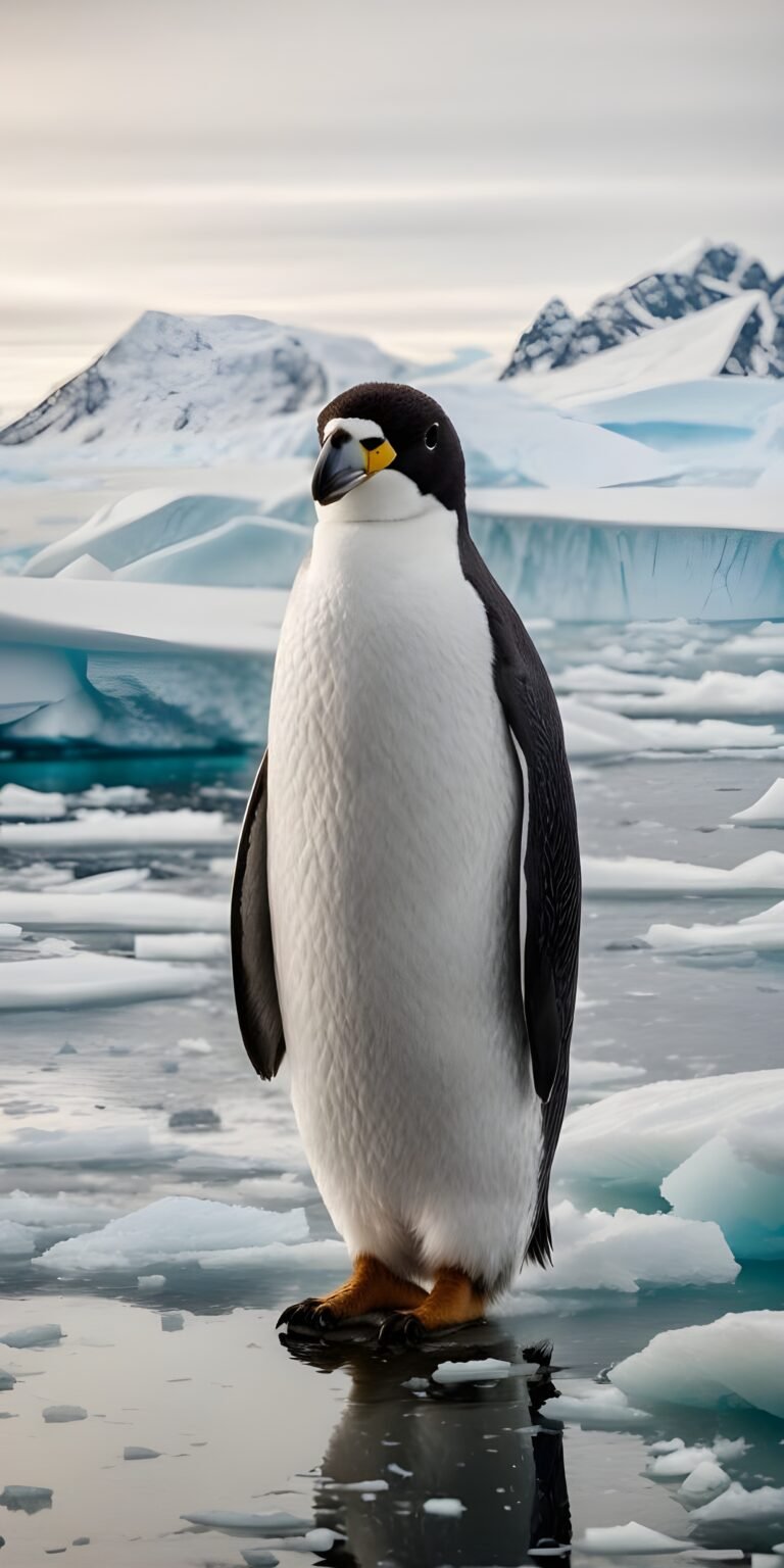 Penguine Wallpaper HD, Animal, White