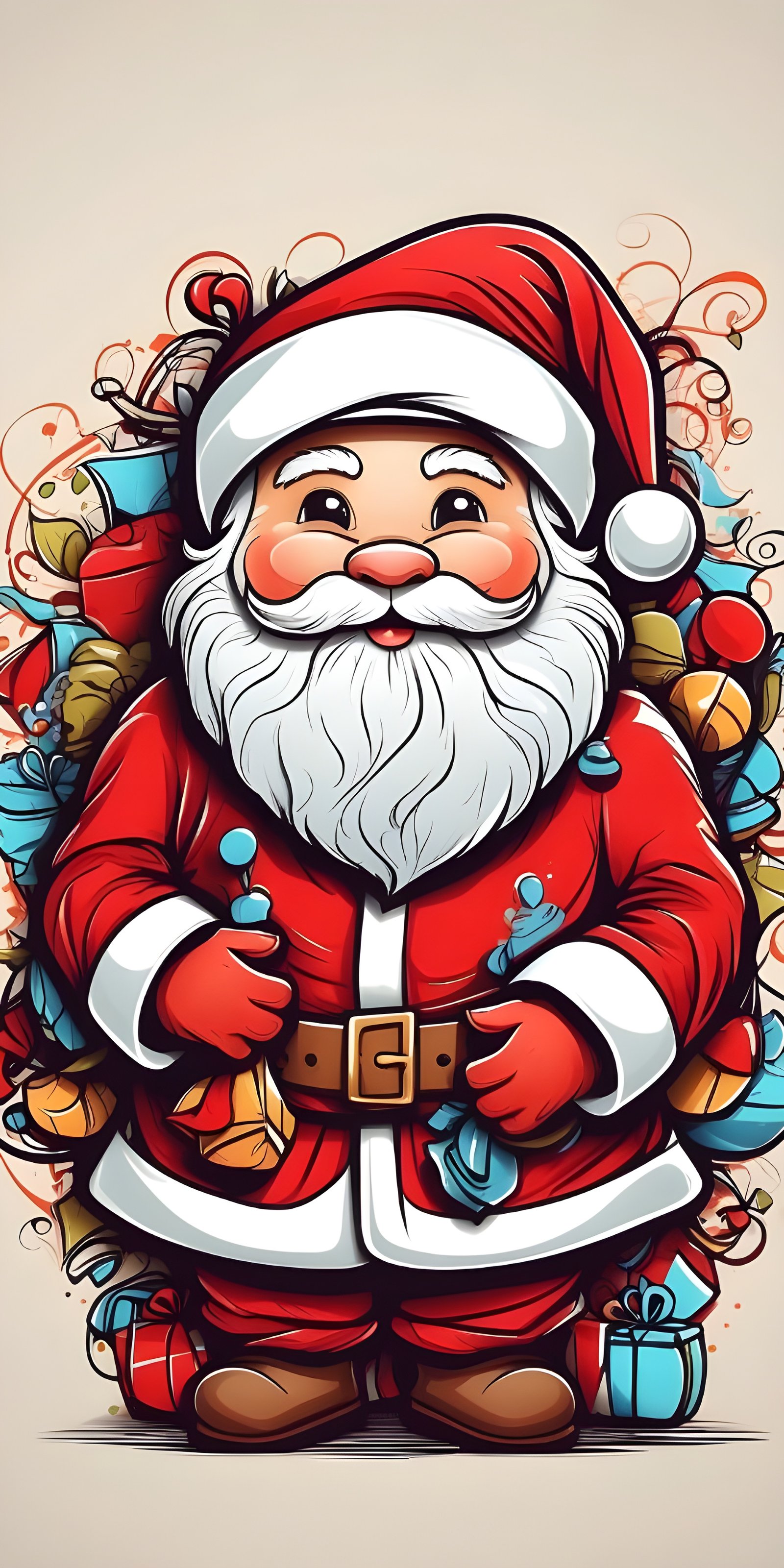 Santa Wallpaper Download, Christmas