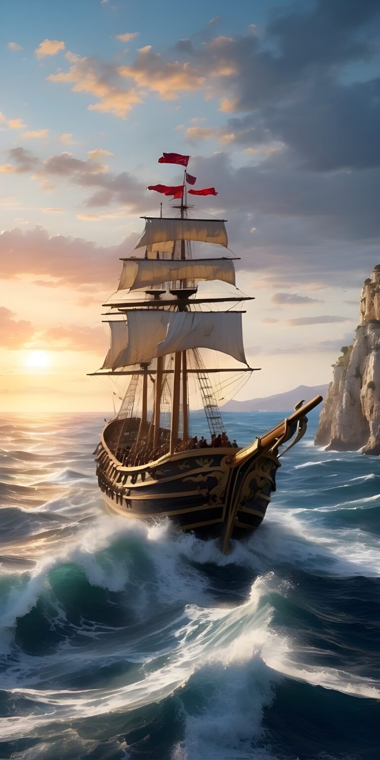 Ship Wallpaper for Phone background, Nature, Water