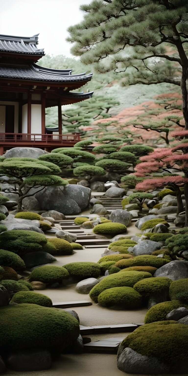 Traditional Japanese Zen gardens in Kyoto, Wallpaper, World Places