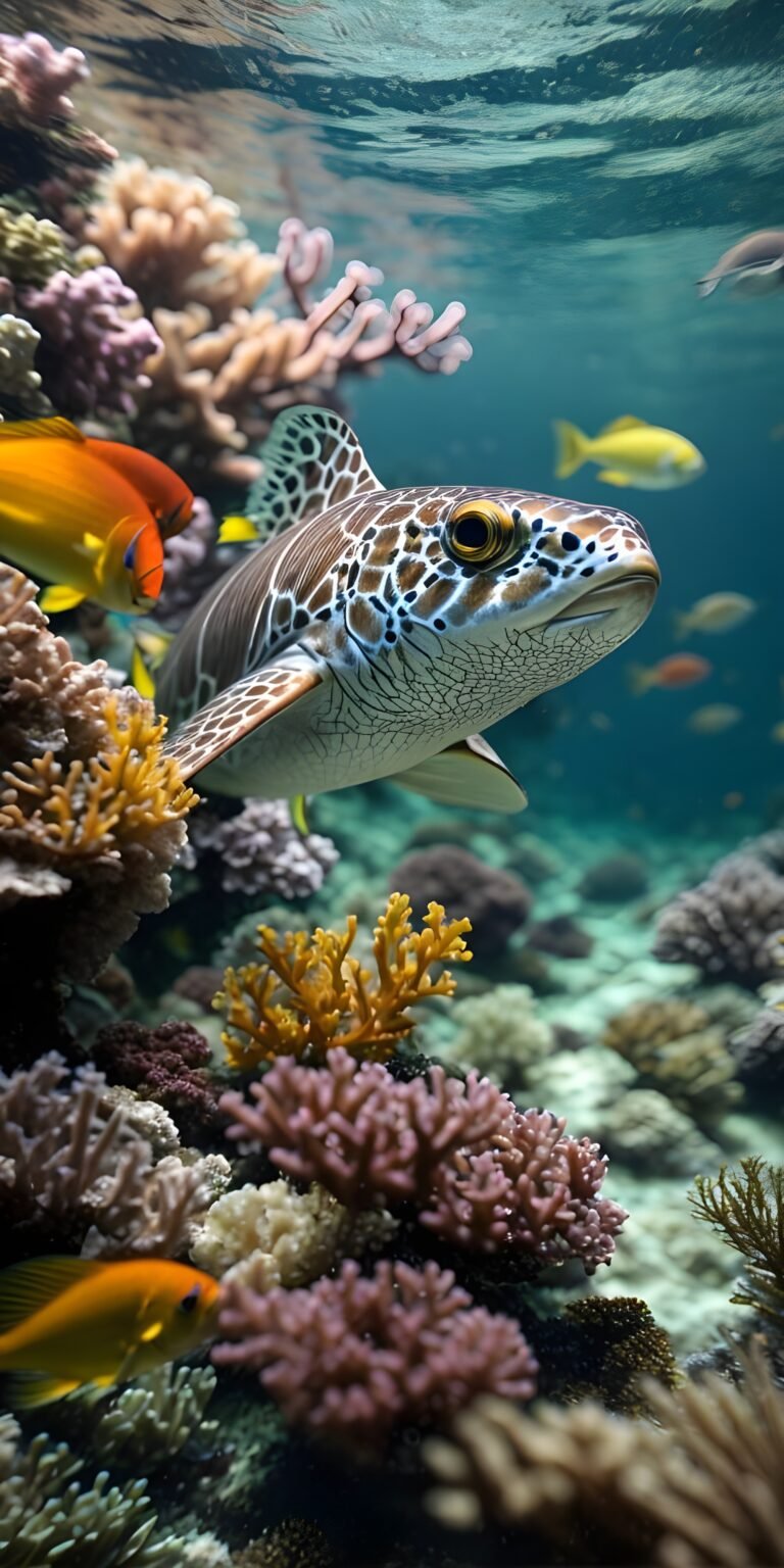 Under Water Fish Wallpaper for Phone, nature
