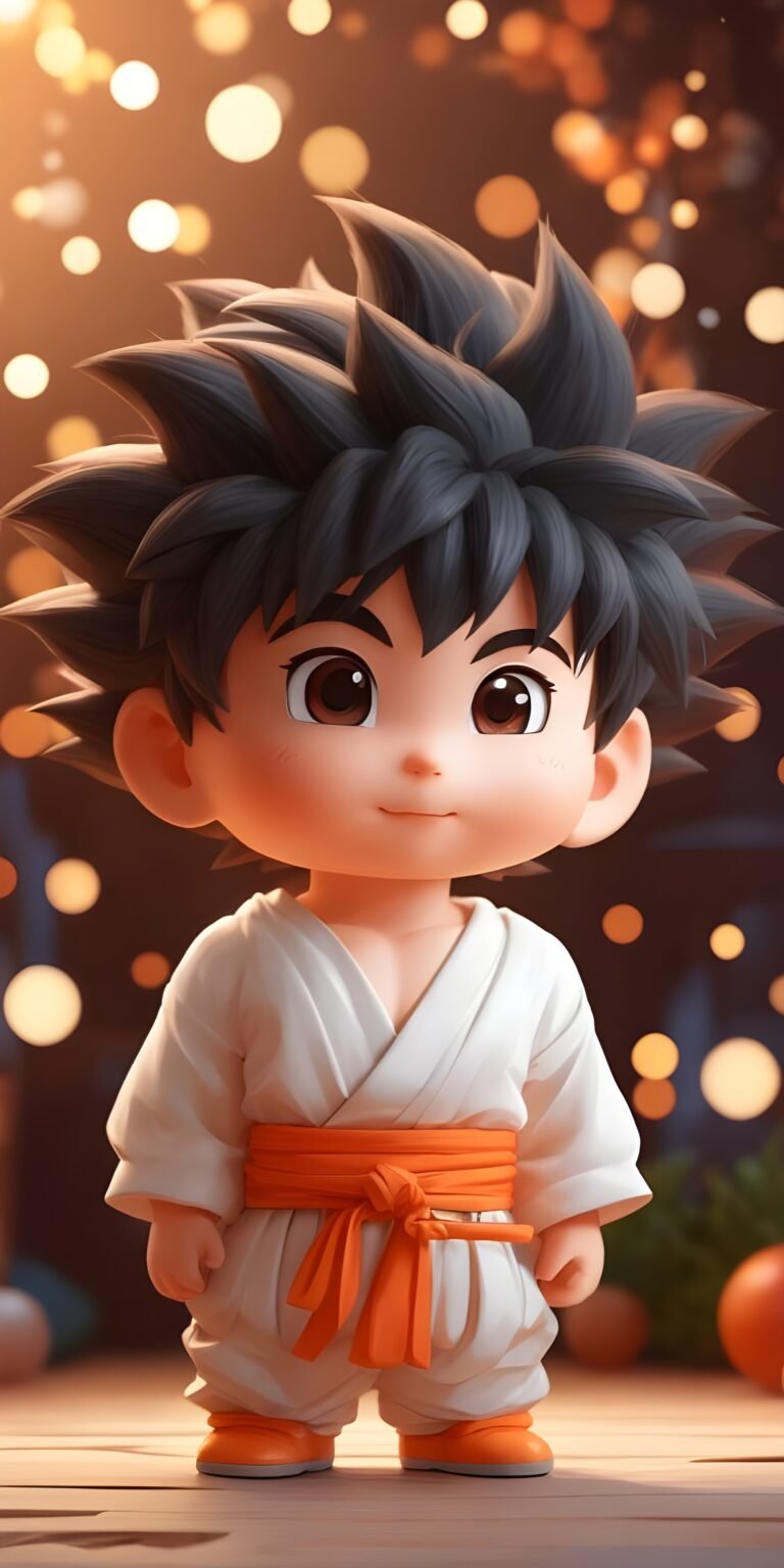 Very Cute Goku Wallpaper, Anime
