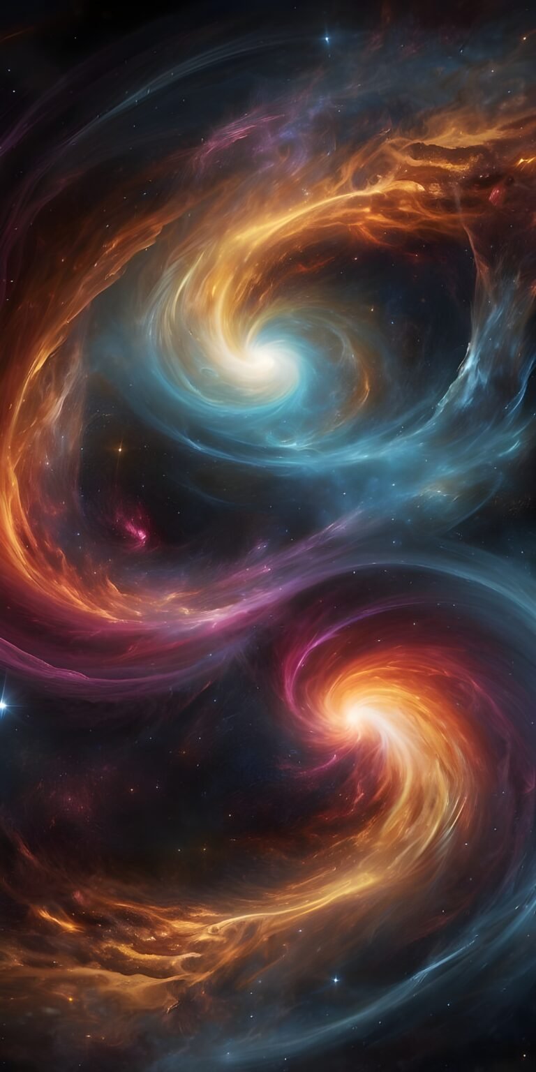 Vibrant Galaxy Phone Background Wallpaper Download