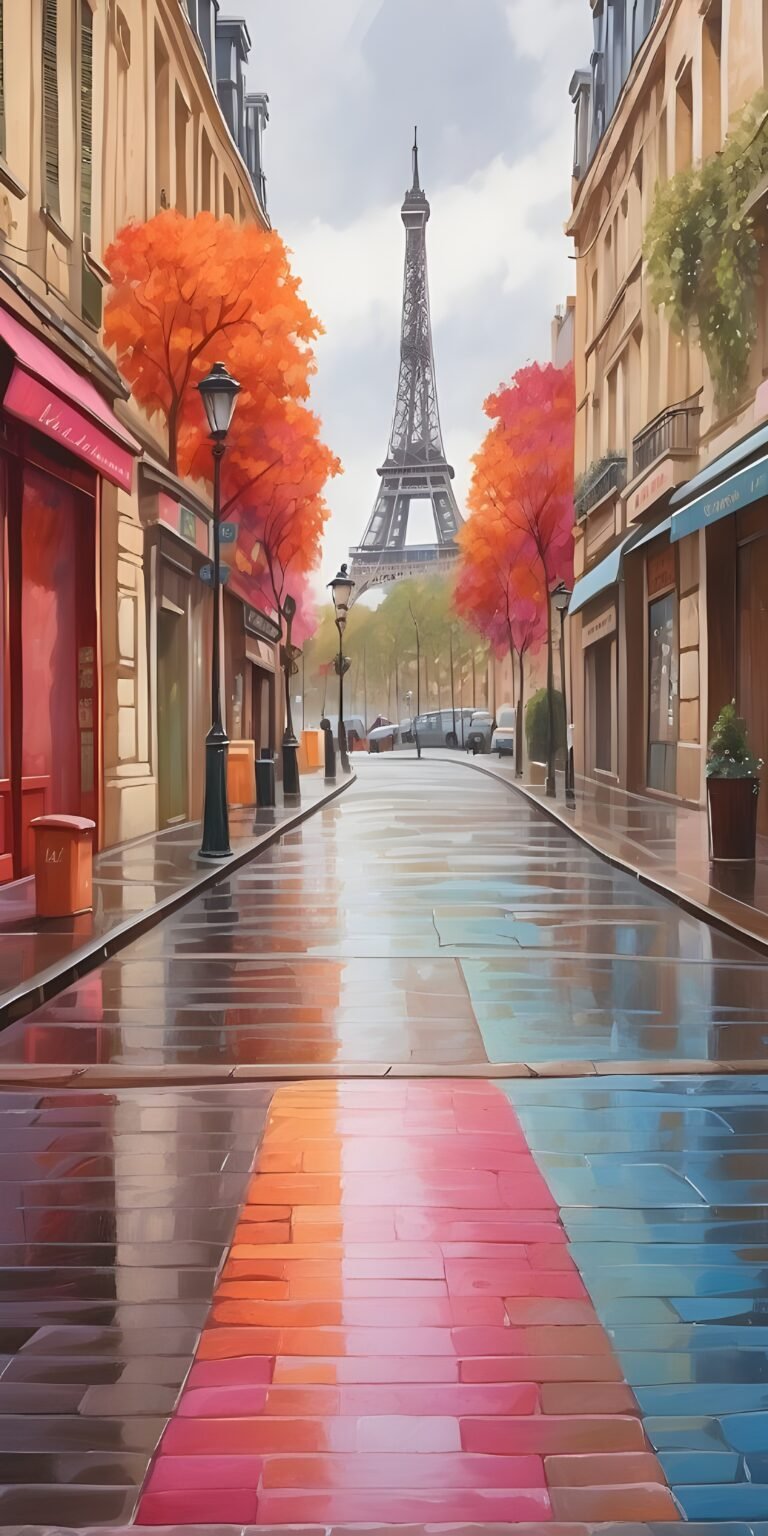 Art Wallpaper, Eiffel Tower for Phone