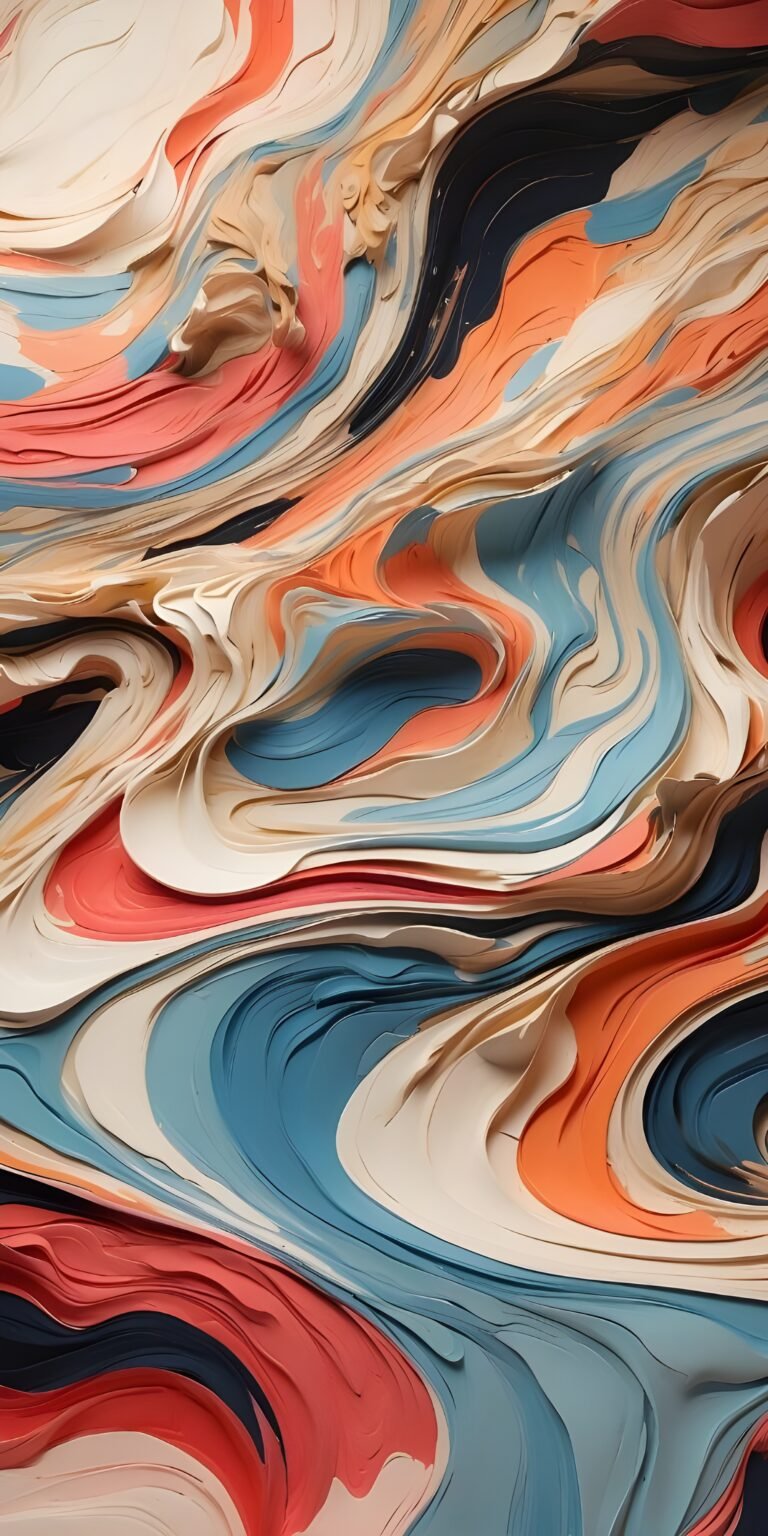 Modern Abstract Phone Wallpaper HD, Paper, Colorful